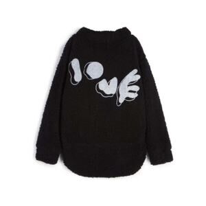 WOLF & RITA Faux Fur Mónica Love Sweatshirt Top